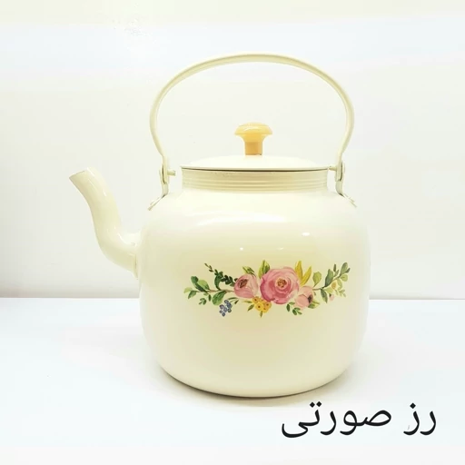 کتری روحی فانتزی طرح دار4 لیتری نسوز و نگیر رنگ کوره | ارسال رایگان