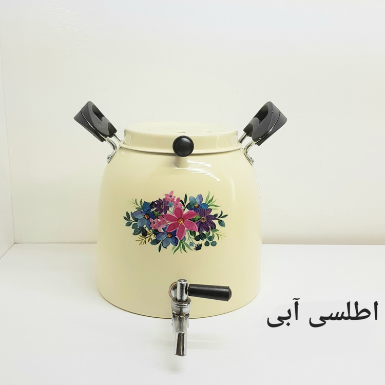 کتری شیردار یکتاباش روحی 6 لیتری طرح دار نگیر نسوز بدون قوری مدل KE061 | ارسال رایگان