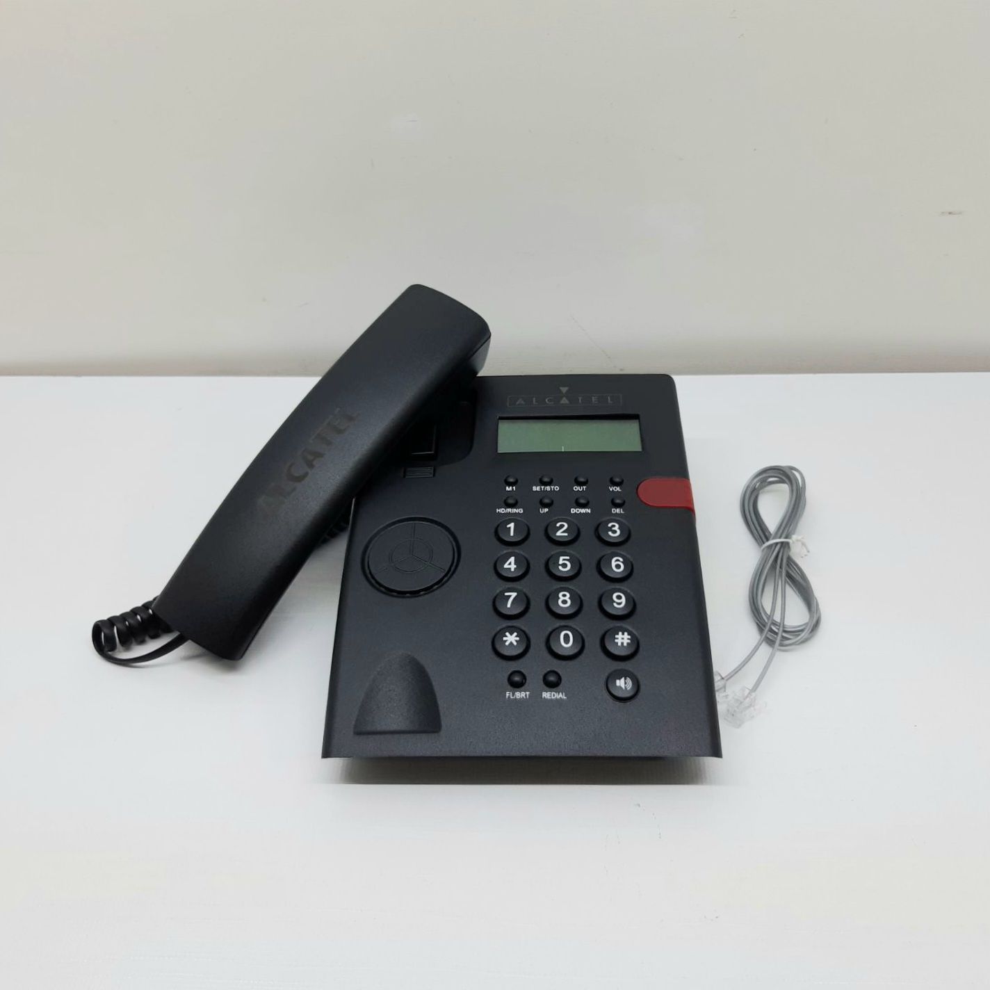 تلفن رومیزی ثابت مشکی کالر ای دی دار کیفیت عالی مدل Noise less 4 | ارسال رایگان